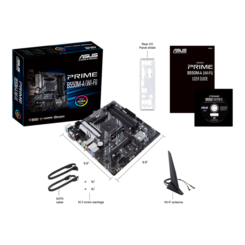 ASUS PRIME B550M-A WIFI AMD AM4 MOTHERBOARD