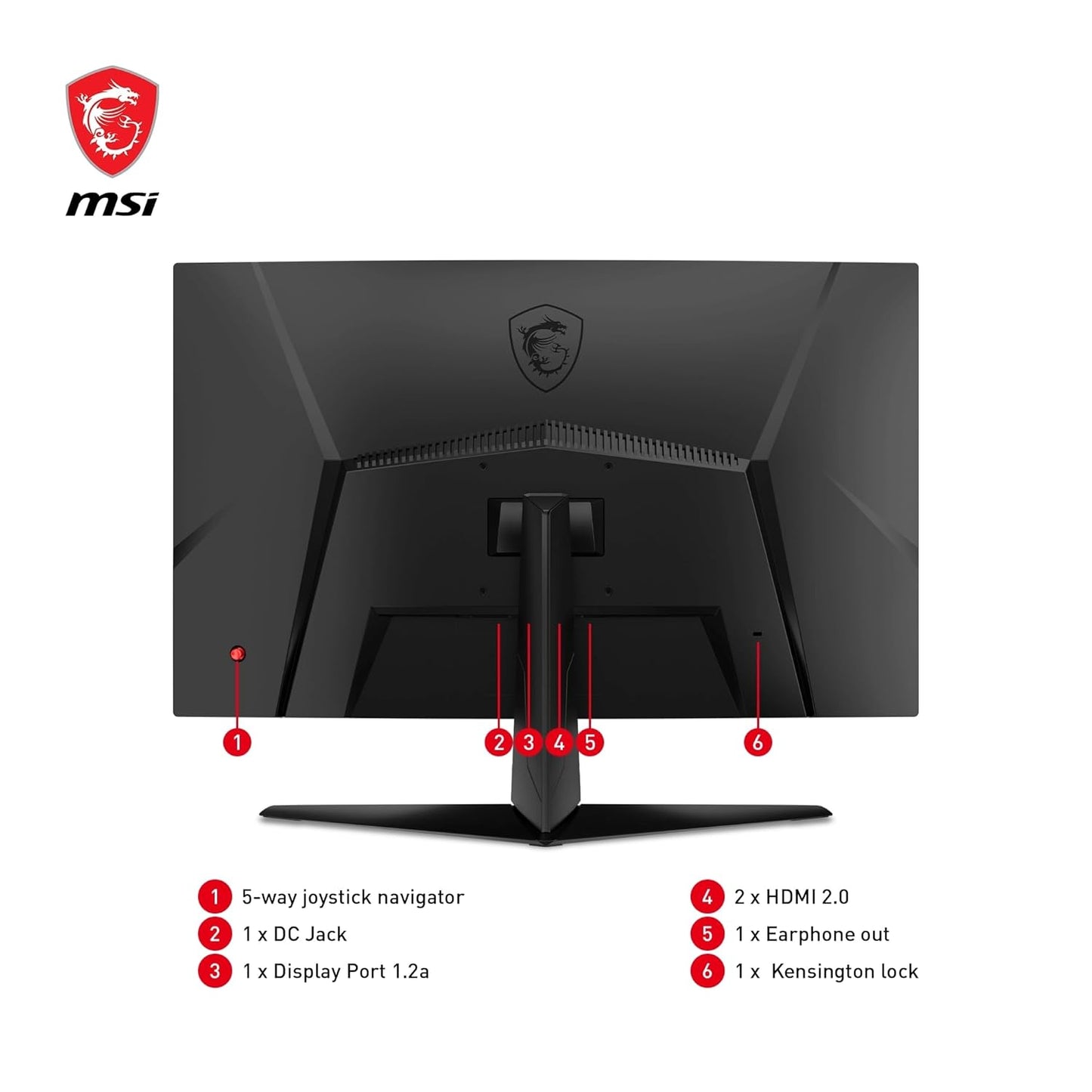 MSI G27C4X 27 INCH FHD CURVED GAMING MONITOR