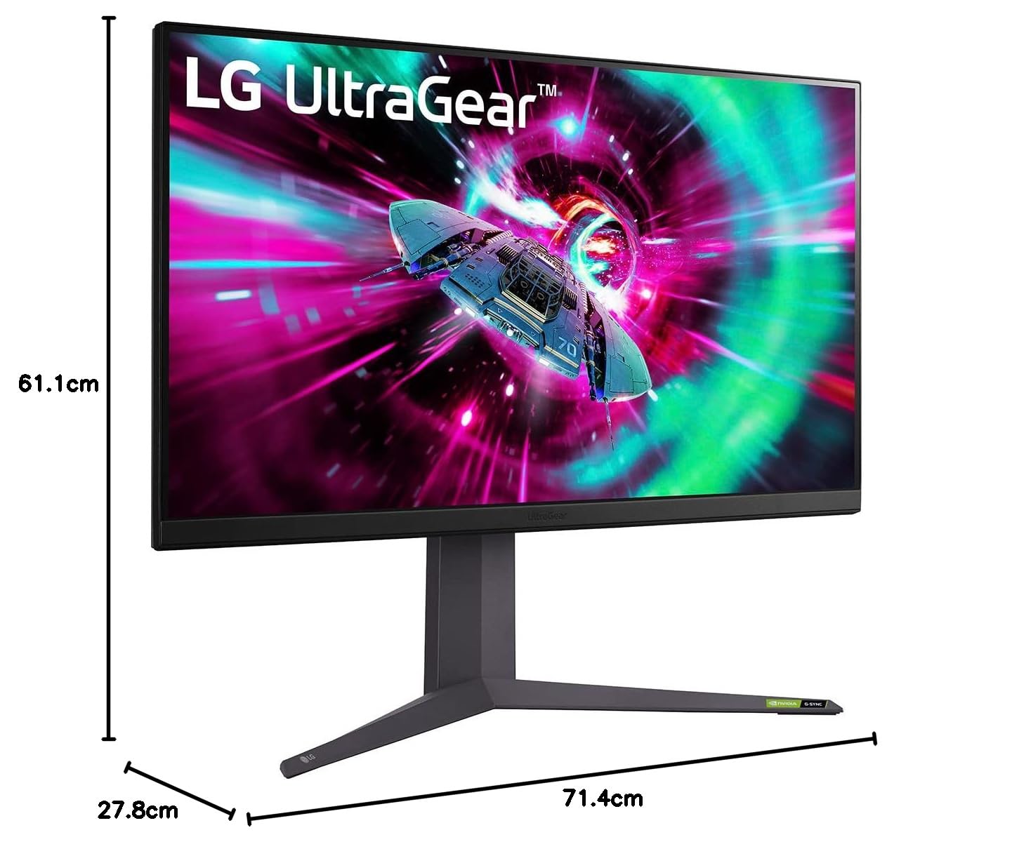 LG 32GR93U-B 32 INCH ULTRAGEAR GAMING MONITOR