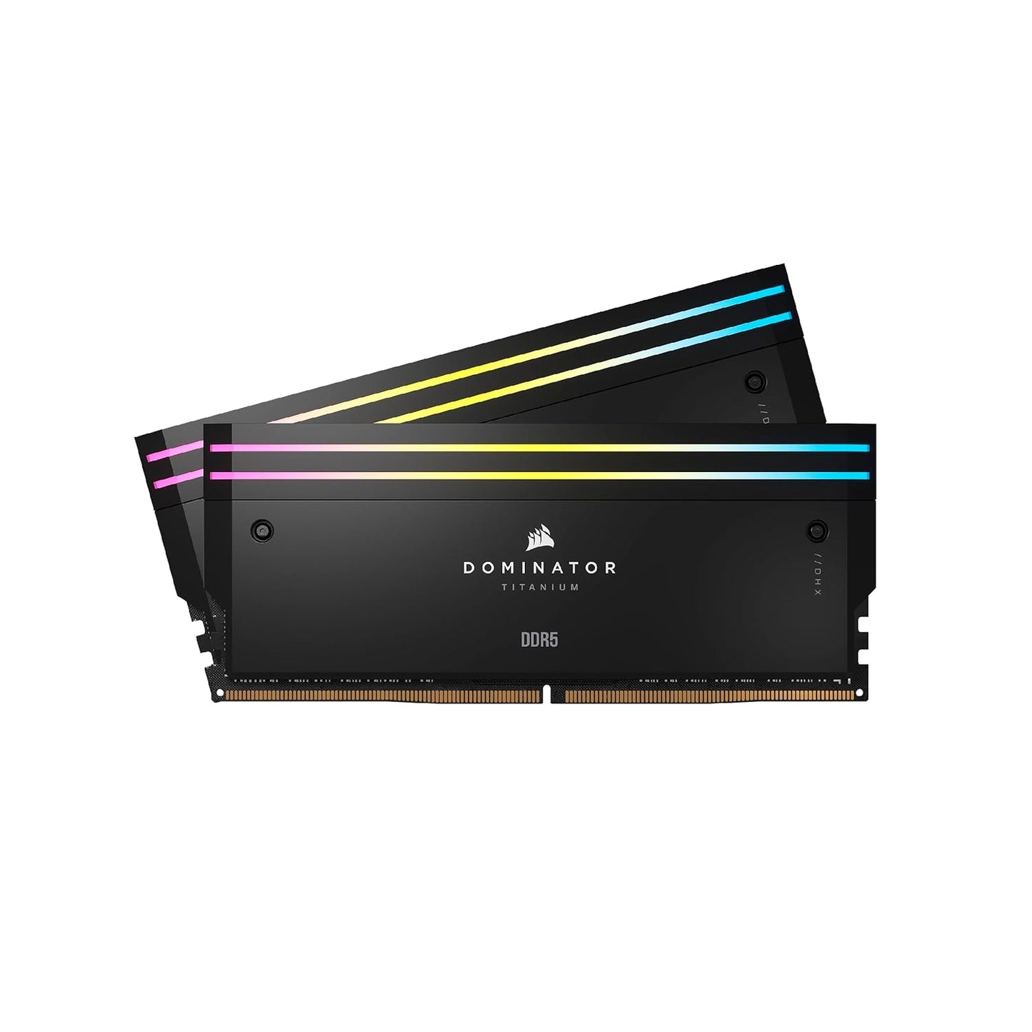 CORSAIR MEMORY CMP96GX5M2B6600C32- DOMINATOR TITANIUM RGB 96GB (2X48GB) DDR5 CL32 INTEL XMP MEMORY KIT BLACK
