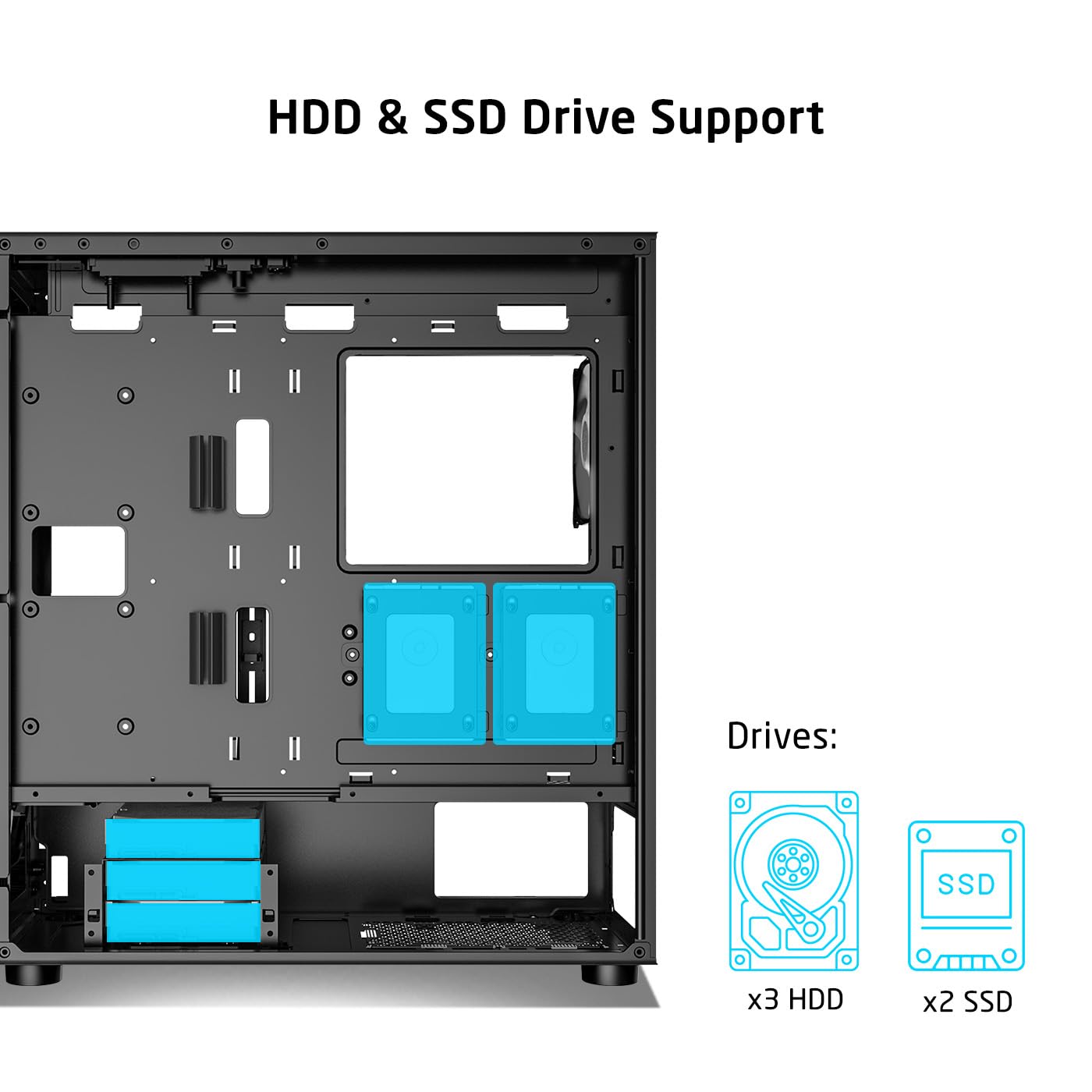 PROLAB DESIGN AI628 WORKSTATION COMPUTER CASE BLACK