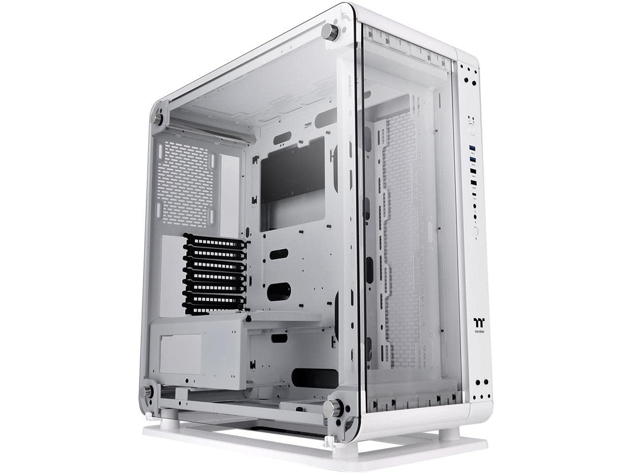 THERMALTAKE THE CORE P6 TG SNOW WHITE EDITION ATX MID TOWER FULLY MODULAR COMPUTER CASE