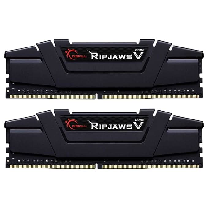 G.Skill Ripjaws V 8Gb (1 * 8Gb) DDR4 3200 Mhz Cl16-18-18-38 1.35V Desktop Memory Ram - F4-3200C16S-8GVKB