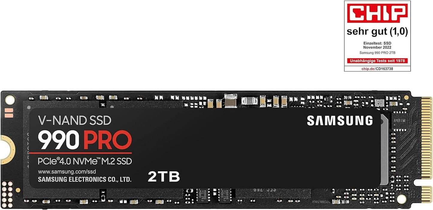 SAMSUNG 990 PRO SSD 2TB PCIE 4.0 M.2 INTERNAL SOLID STATE DRIVE