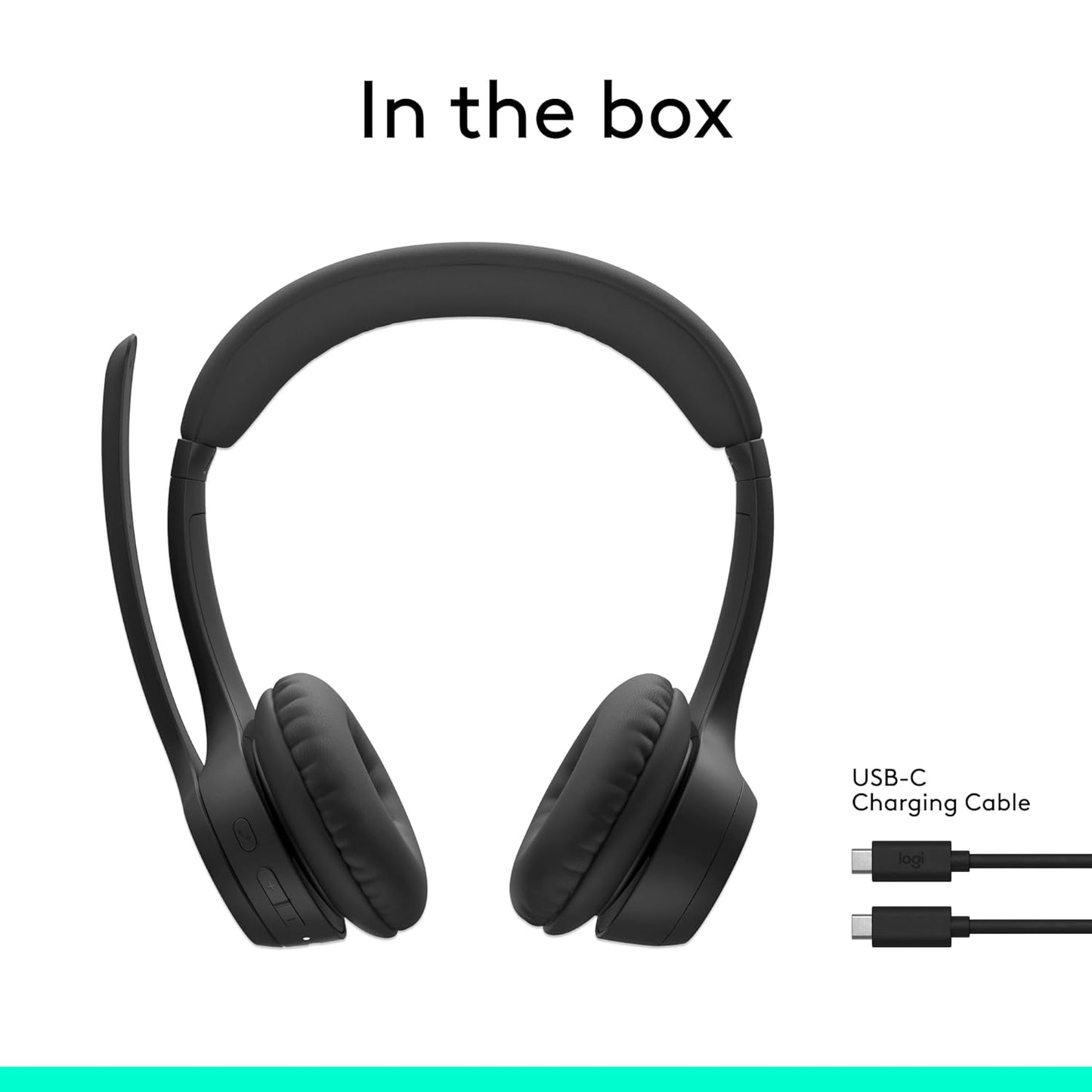 LOGITECH ZONE VIBE 300 WIRELESS HEADSET GRAPHITE