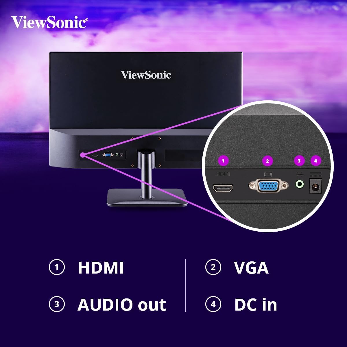 VIEWSONIC VA2432-H 24-INCH 100HZ MONITOR