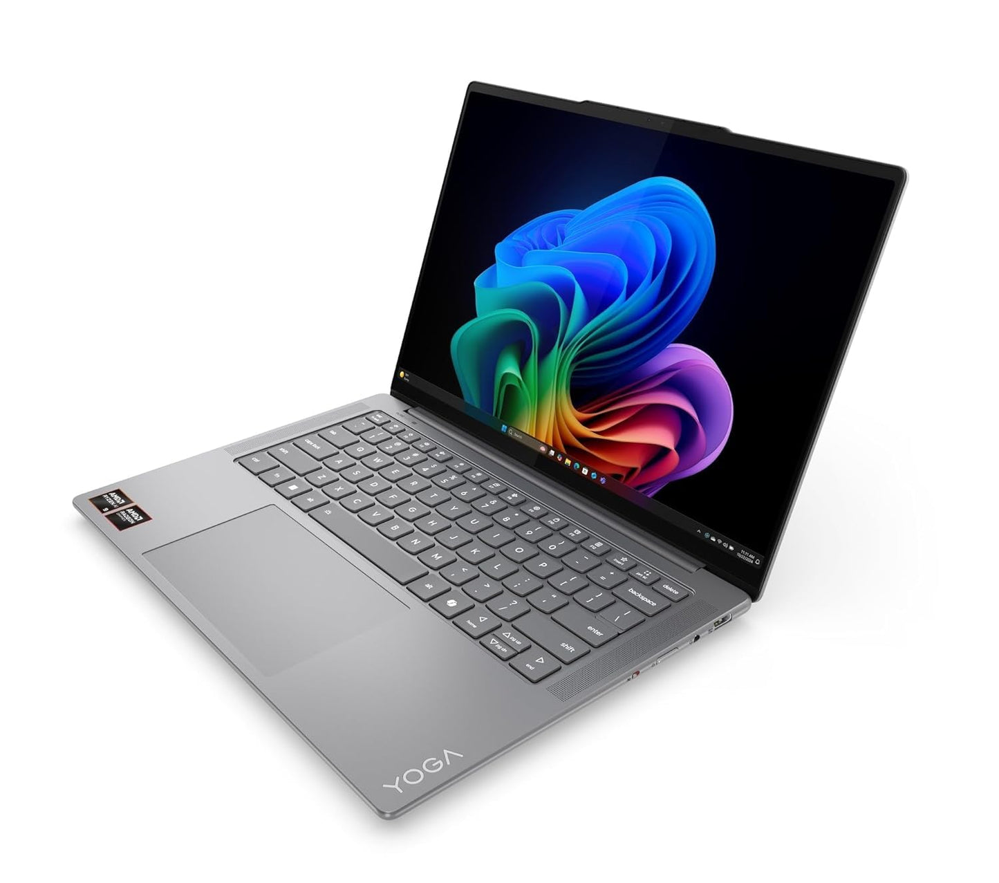LENOVO YOGA PRO 7 RYZEN AI 9 365 (32GB RAM/1TB SSD/COPILOT+PC/14.5 INCH(36.8CM)/2.8K WQXGA+OLED/120HZ/WINDOWS11/OFFICE HOME 2024/GREY/1.54KG), 83HN0027IN AI LAPTOP