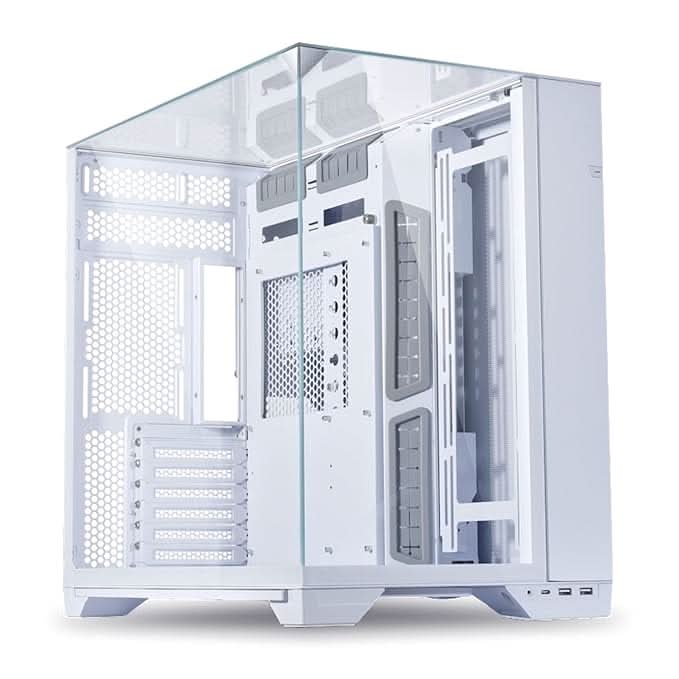 Lian Li Chassis O11 Vision ATX, Micro-ATX, Mini-ITX Mid Tower Gaming Computer Case