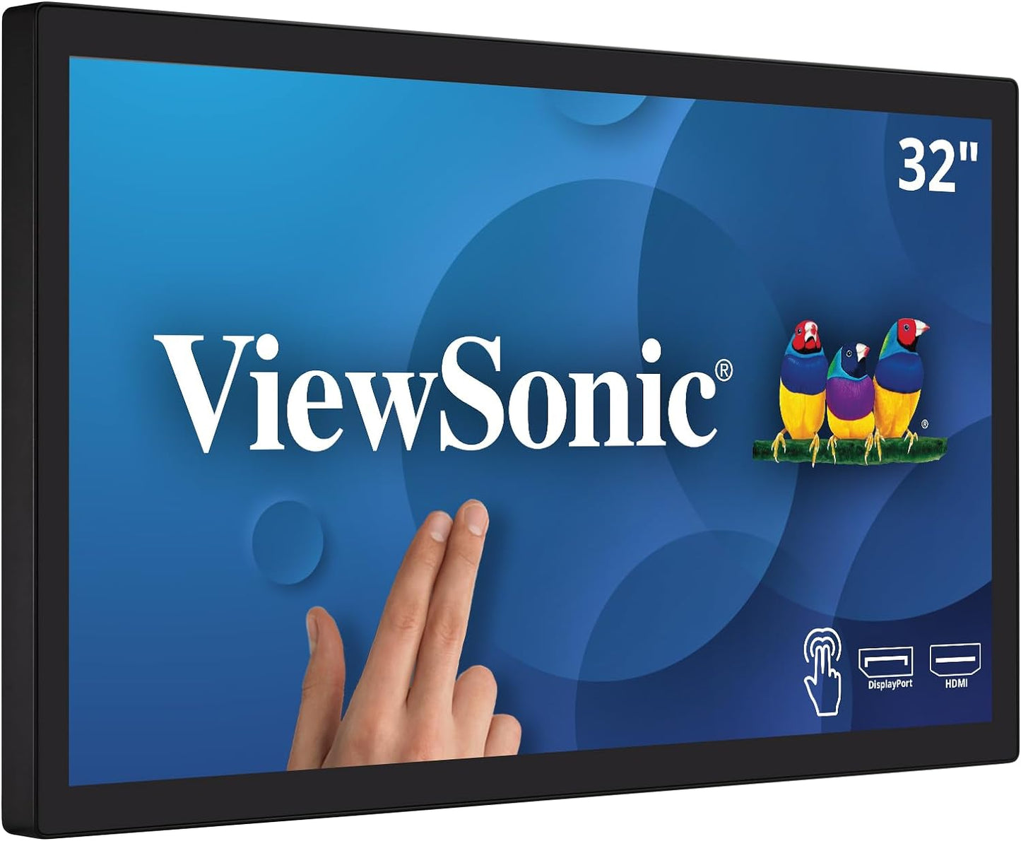 VIEWSONIC TD3207 32 INCH 1080P 10-POINT MULTI TOUCH SCREEN MONITOR WITH HDMI, USB TYPE B, AND DISPLAYPORT INPUTS