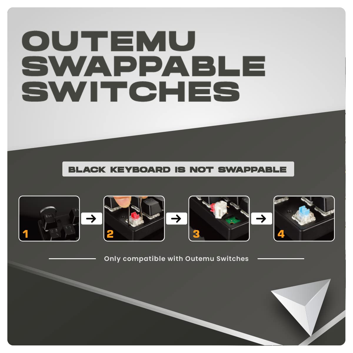 COSMIC BYTE CB-GK-32 THEMIS (WHITE) GAMING RGB KEYBOARD