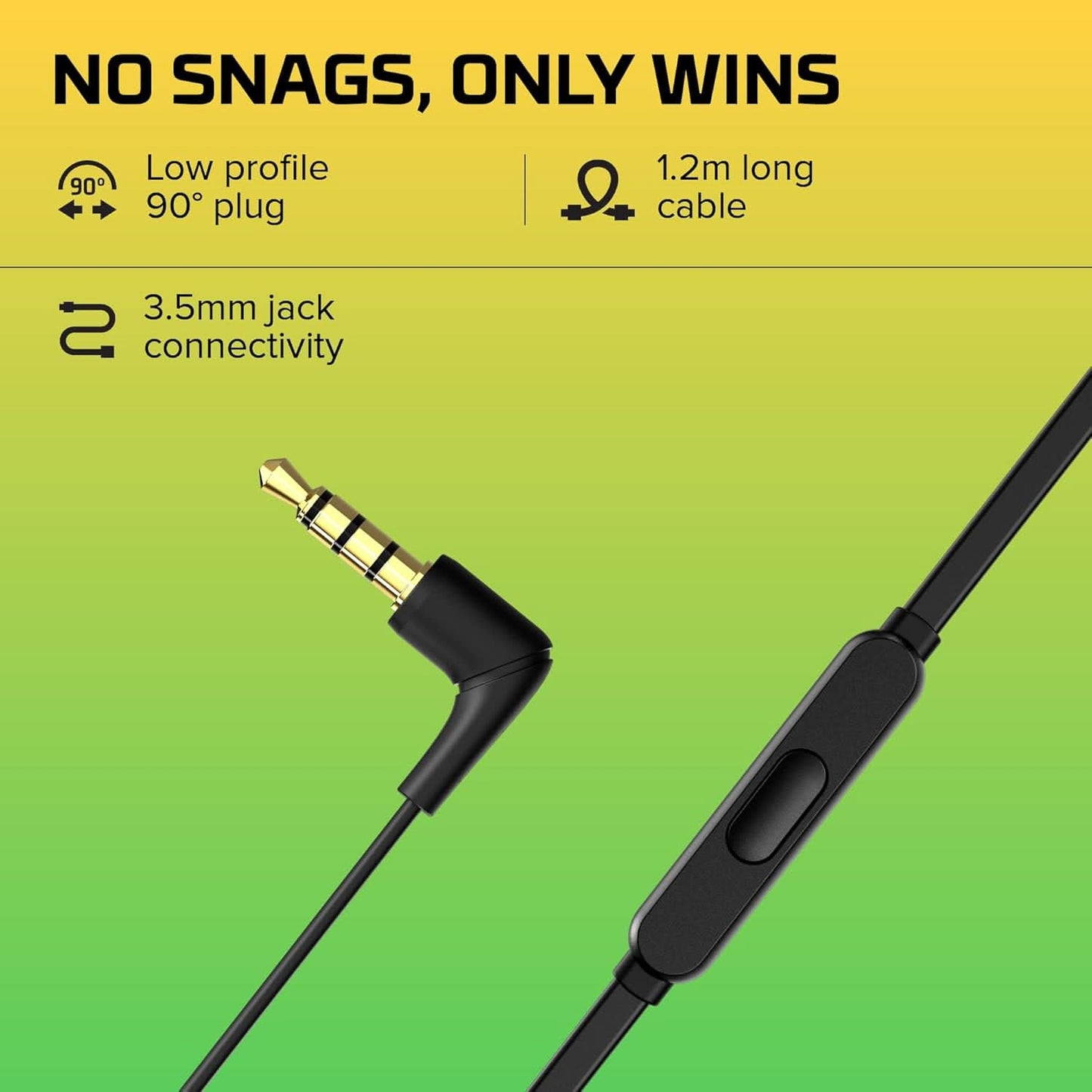 HYPERX CLOUD EARBUDS II GAMING EARBUDS WITH MIC-BLACK (70N24AA),IN-EAR,WIRED