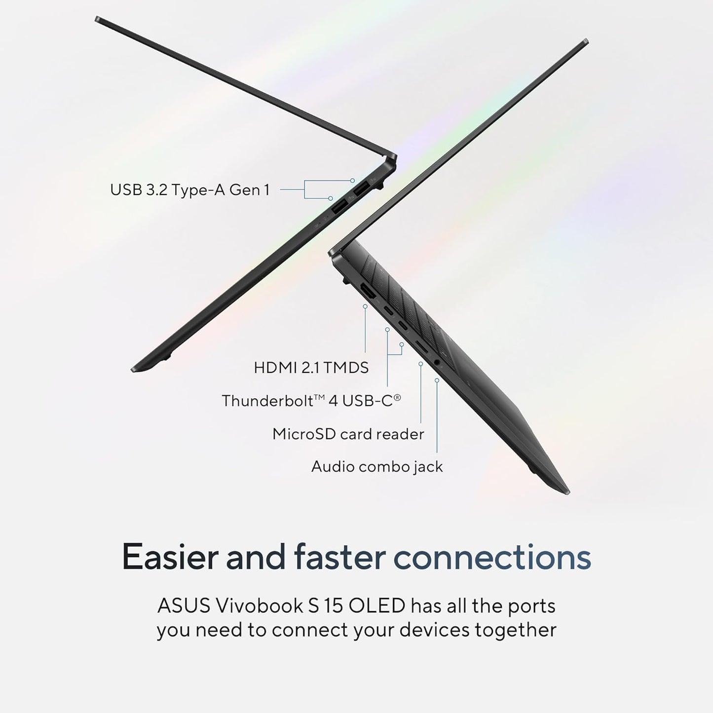 ASUS VIVOBOOK S 16 OLED, AI POWERED LAPTOP, INTEL EVO CORE ULTRA 7 155H (16GB/1TB/INTEL ARC GRPH/40.64 CMS (16) 3.2K/WIN 11 HM) S5606MA-MX752WS