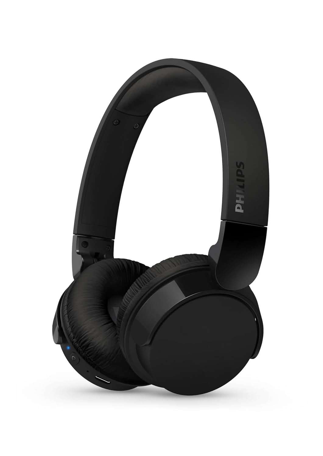 PHILIPS AUDIO TAH4209BK/00 BLUETOOTH HEADPHONES,LIGHTWEIGHT AND FOLDABLE DESIGN, 32MM NEODYNAMIC DRIVERS, 55H PLAYTIME, USB TYPE-C FAST CHARGING, BUILT-IN MIC FOR SMARTPHONE, LAPTOP, TABLET (BLACK)