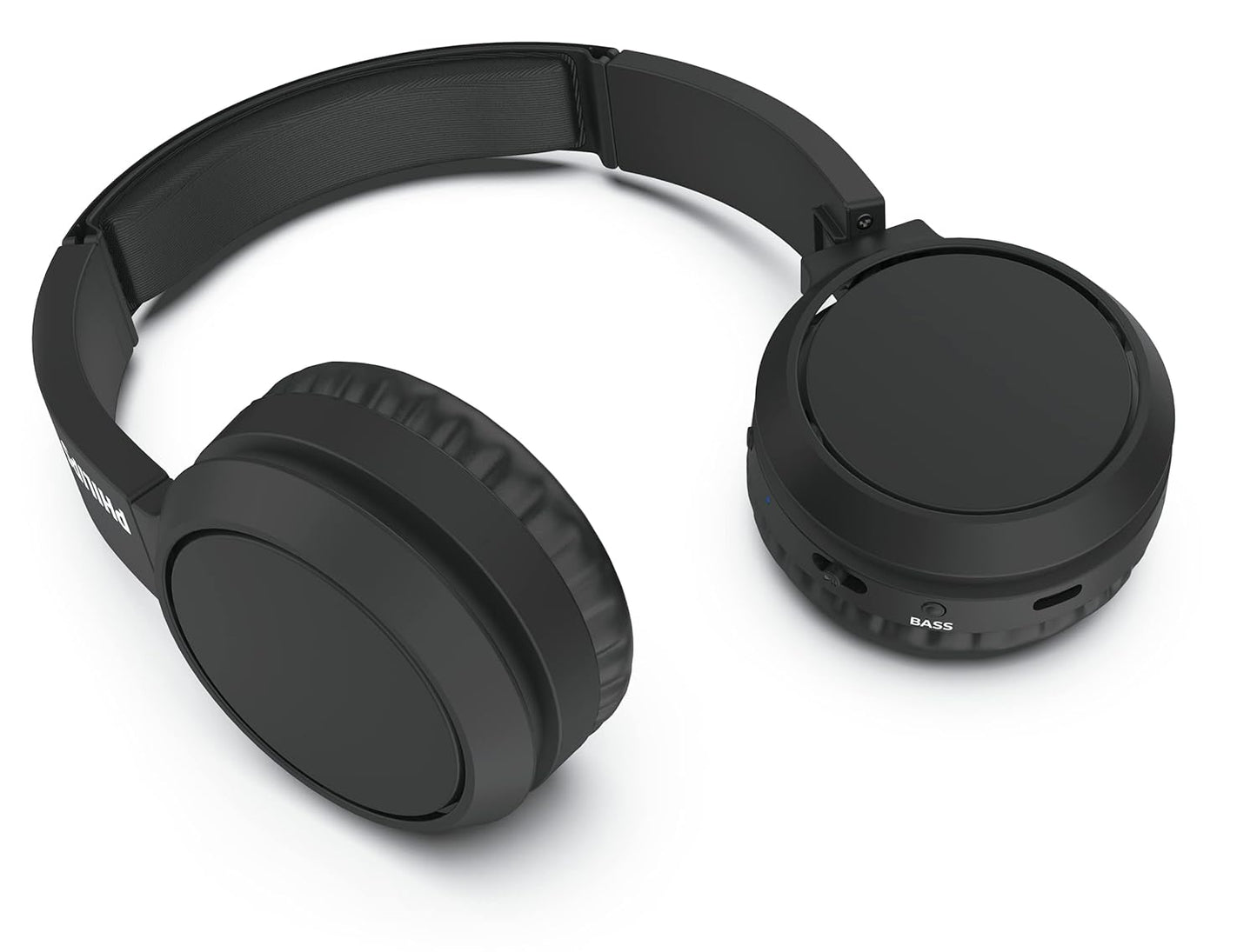 PHILIPS AUDIO TAH4205XTBK/00 BLUETOOTH 5.0, BASS BOOSTER, QUICK CHARGING UPTO 29H PLAYTIME, 32MM DRIVER, COMPACT FOLDING DESIGN BLUETOOTH WIRELESS ON EAR HEADPHONES WITH MIC (BLACK)