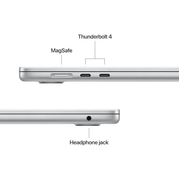 Apple 15-inch MacBook Air M5 chip with 10 core CPU and 10 core GPU, 24GB, 1TB SSD - Silver