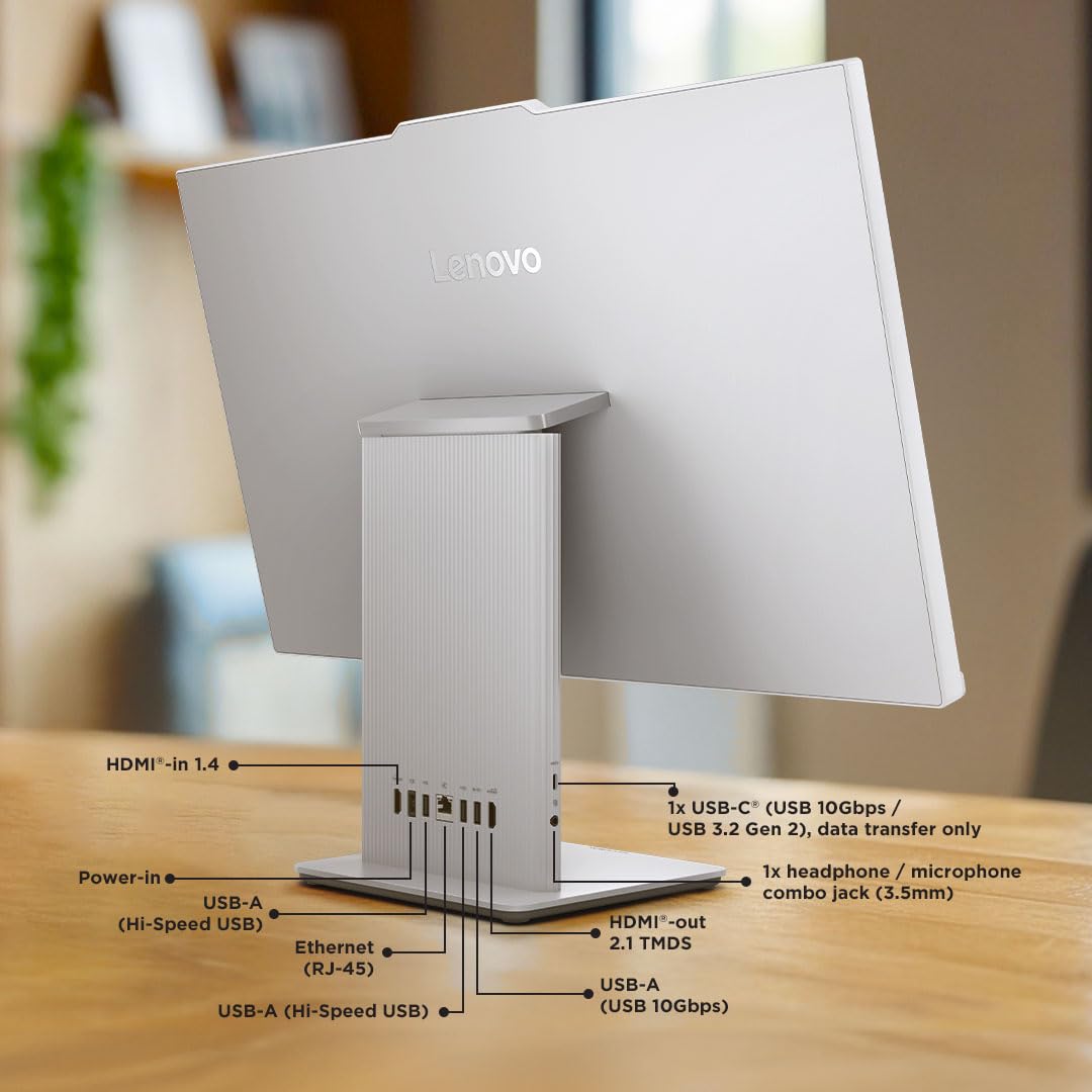 LENOVO IDEACENTRE AIO INTEL CORE I7 13620H 27 INCH QHD IPS 3-SIDE EDGELESS ALL-IN-ONE DESKTOP (32GB/1TB SSD/WIN11/OFFICE 21/5.0MP+IR CAMERA/3WX2 HARMAN SPEAKERS/WIRELESS EOS KEYBOARD & MOUSE), F0HM0067IN