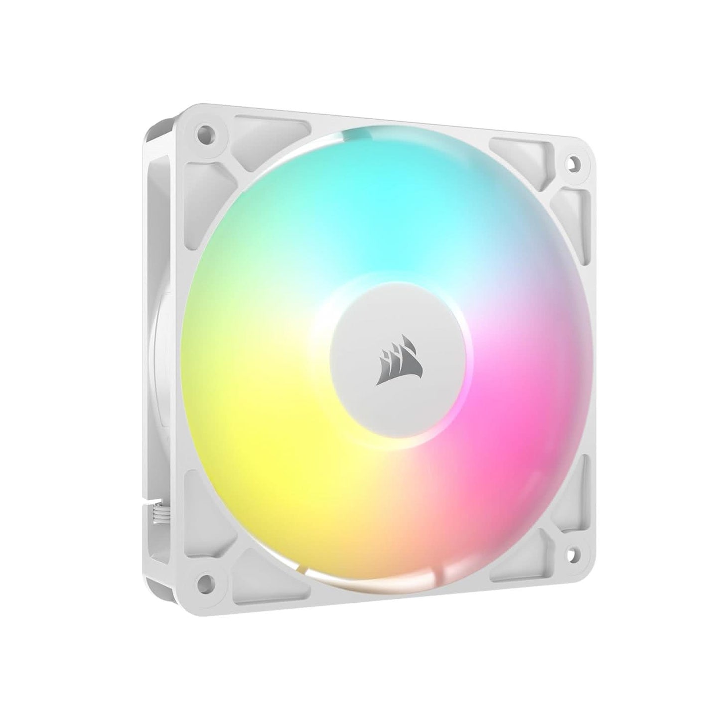 CORSAIR RS120 ARGB 120MM PWM FAN SINGLE PACK, WHITE