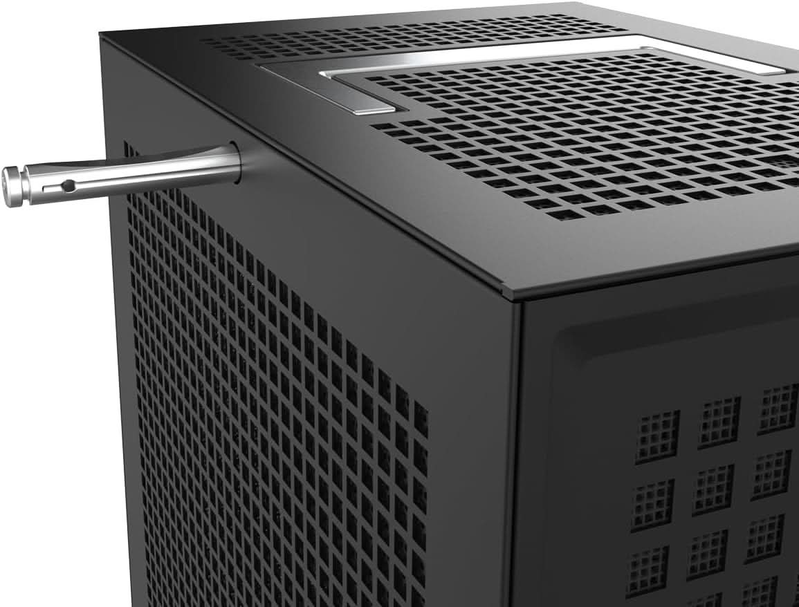 HYTE REVOLT 3 SMALL FORM FACTOR PREMIUM ITX COMPUTER GAMING CASE ONLY, METAL, BLACK CS-HYTE-REVOLT3-B