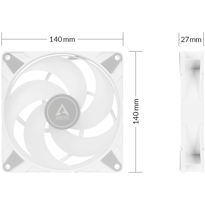 ARCTIC P14 PWM PST A-RGB (WHITE) ACFAN00276A