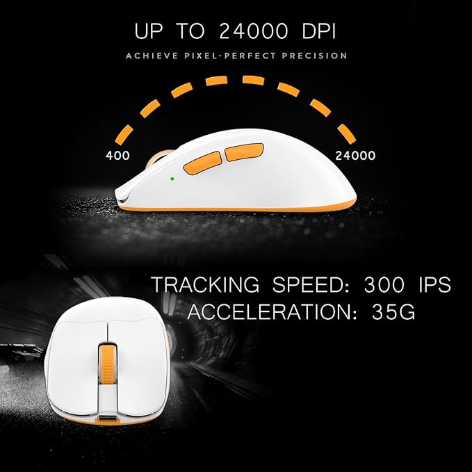 Cosmic Byte Ignis Wireless Tri-Mode Gaming Mouse White