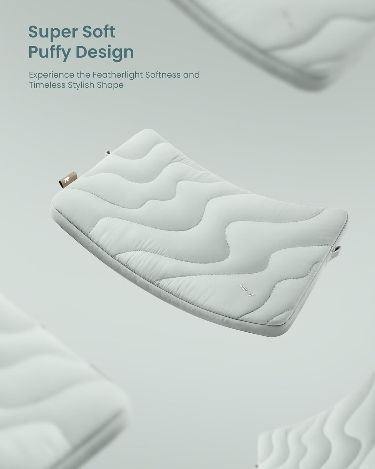 TOMTOC TERRA-A27 LAPTOP SLEEVE 14 INCH-OFF WHITE