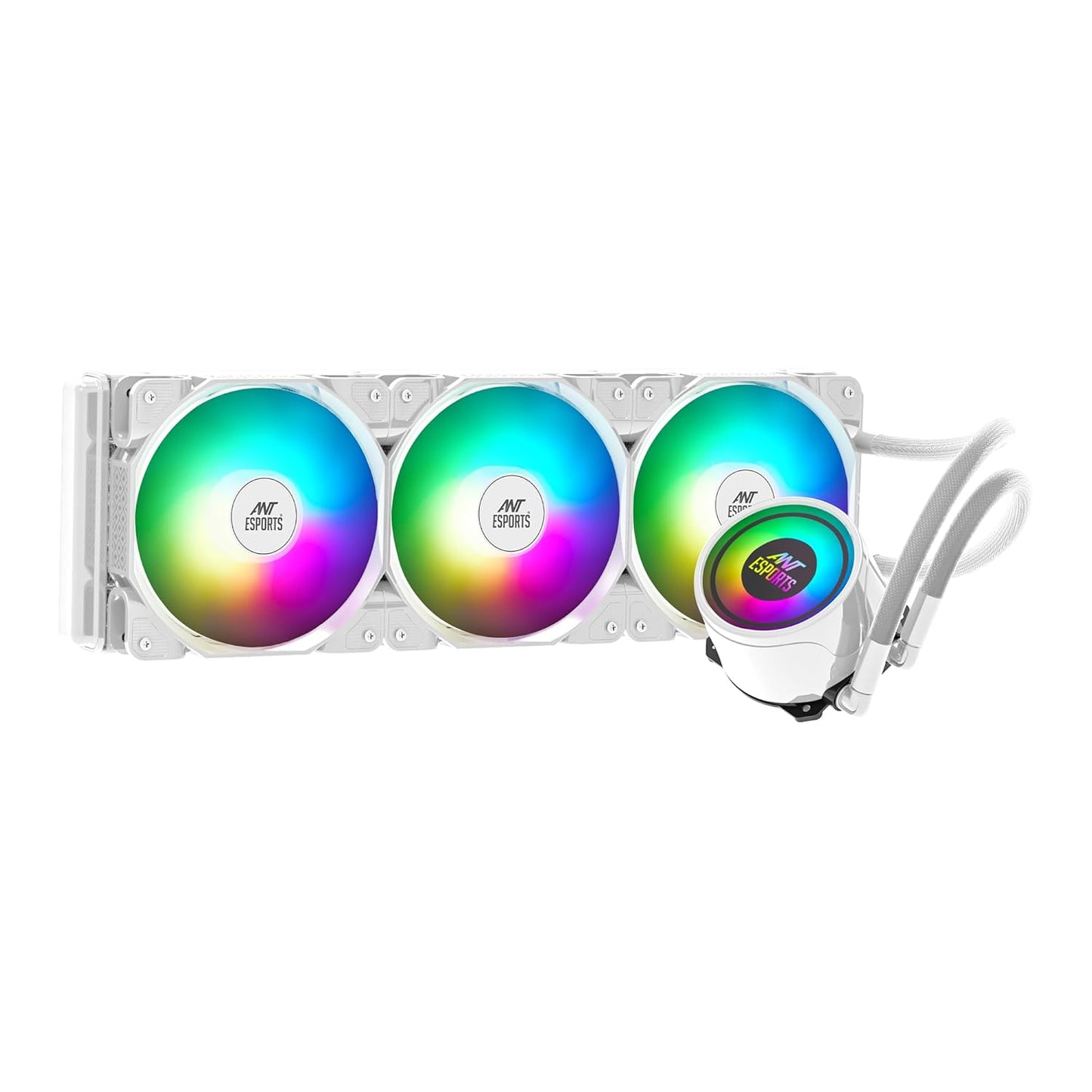 ANT ESPORTS CPU COOLER ICE-360 ARGB WITH WHITE