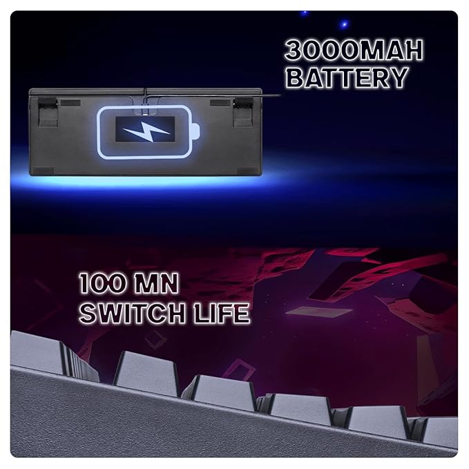 COSMIC BYTE CB-GK-39 TRINITY (BLACK) GAMING KEYBOARD RGB SWITCH BLUE