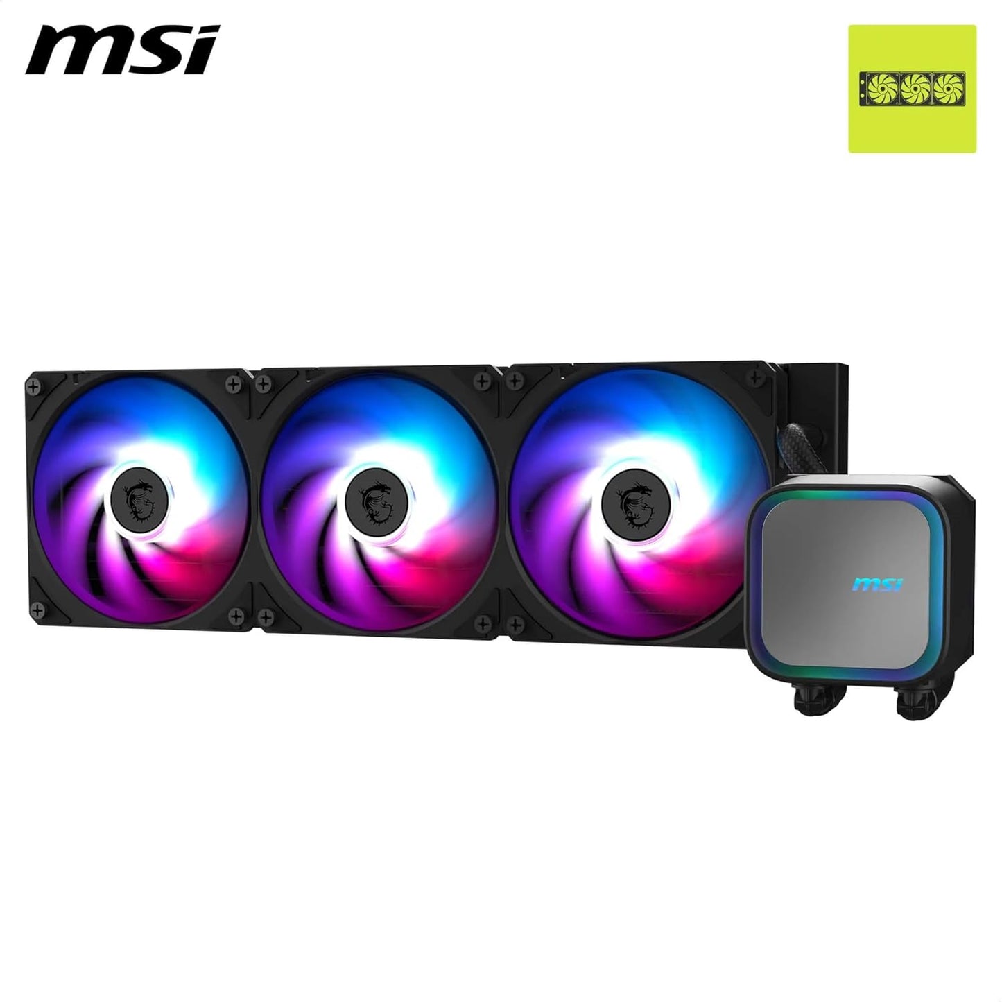 MSI MAG CORELIQUID A13 360 AIO CPU LIQUID COOLER - BLACK