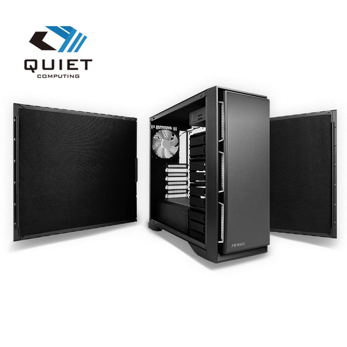 ANTEC P101S SILENT ATX MID TOWER CABINET (BLACK)