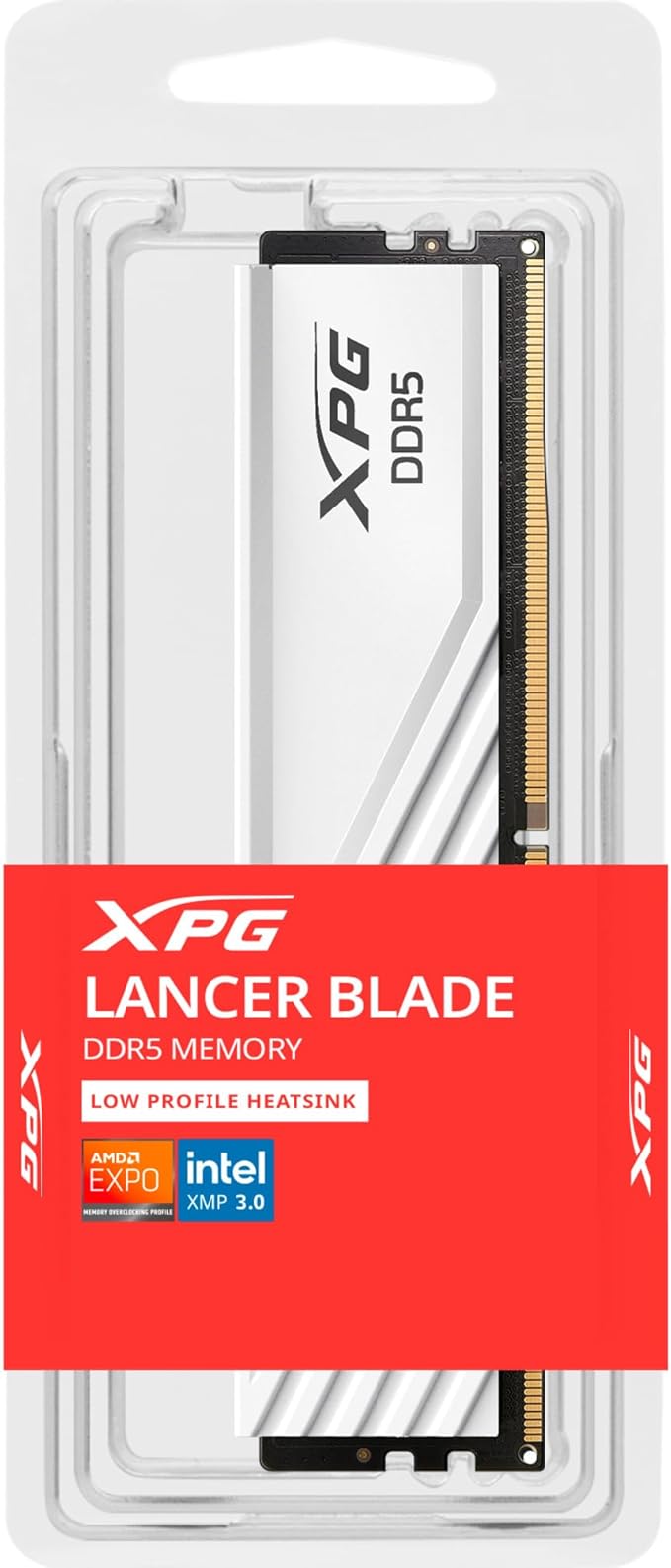 XPG DDR5 64GB (32X2) 6000 MHZ LANCER BLADE WHITE