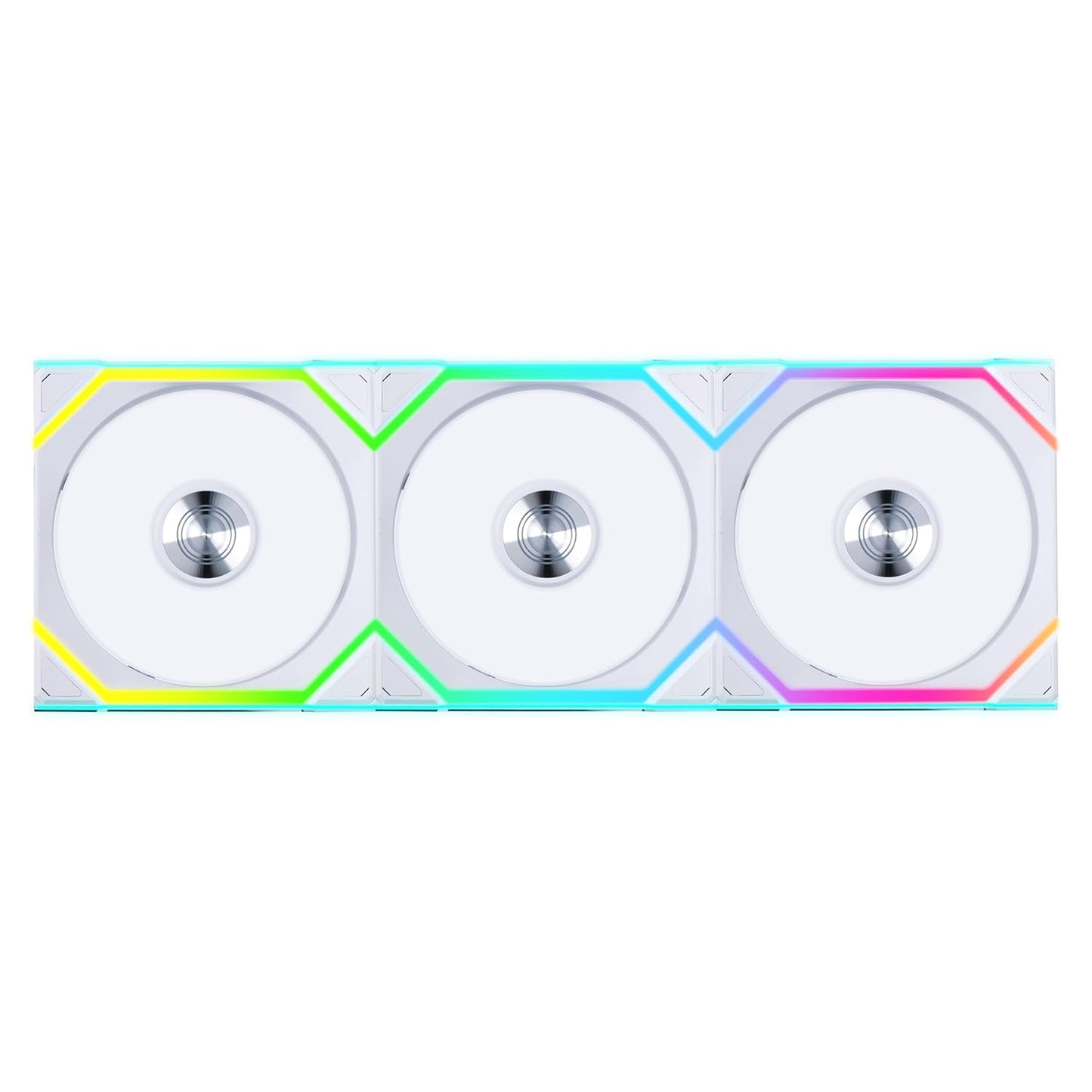 LIAN LI UNI FAN SL WIRELESS 3 X 120MM KIT CASE FAN I COOLER - WHITE I WITH REVERSE BLADE G99.12RSL1W3W.IN