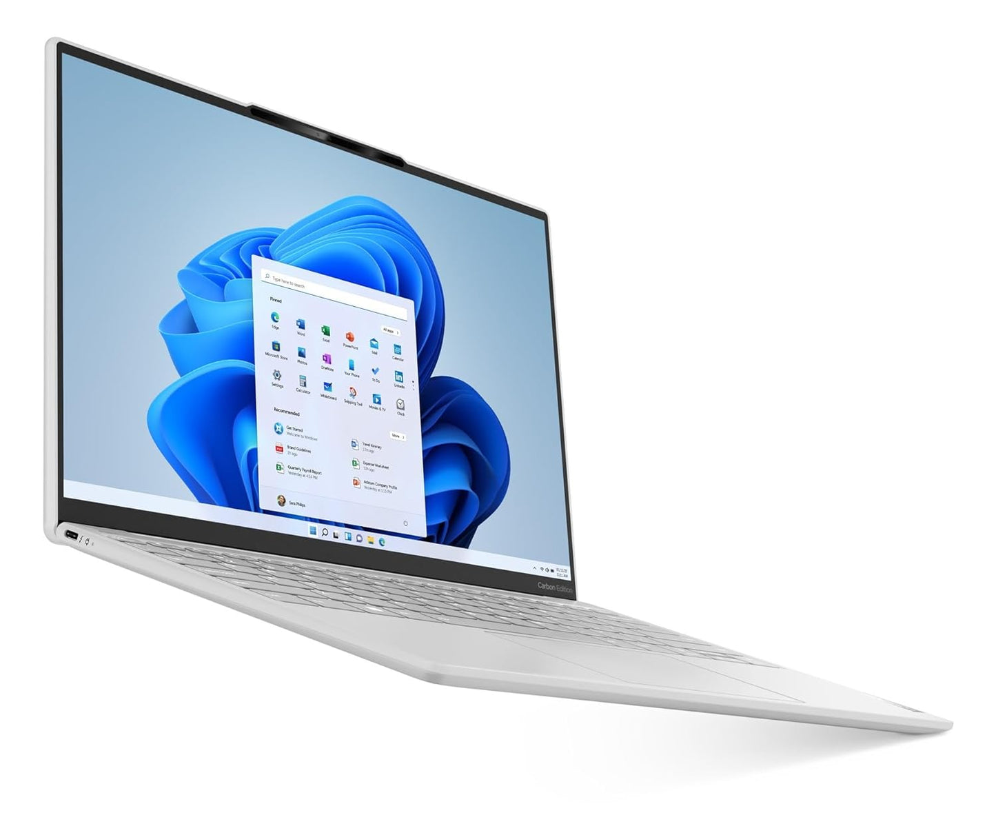 LENOVO YOGA SLIM 7 CARBON INTEL EVO CORE I7 1360P 13.3 INCH(33.7CM) 2.5K IPS 400NIT LAPTOP(16GB/1TB SSD/WIN 11/OFFICE 2021/BACKLIT KB/1YR WARRANTY/ALEXA/3 MONTH GAME PASS/MOON WHITE/984G),83AY003CIN