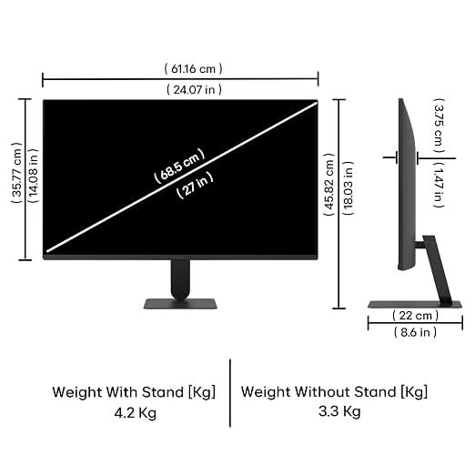 LG 27U411A-B 27 Inch FHD IPS Monitor