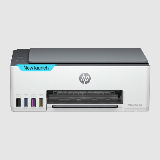 HP SMART TANK 580 AIO WIFI COLOUR WIRELESS SOLID INK PRINTERS PRINT, SCAN & COPY 1F3Y2A