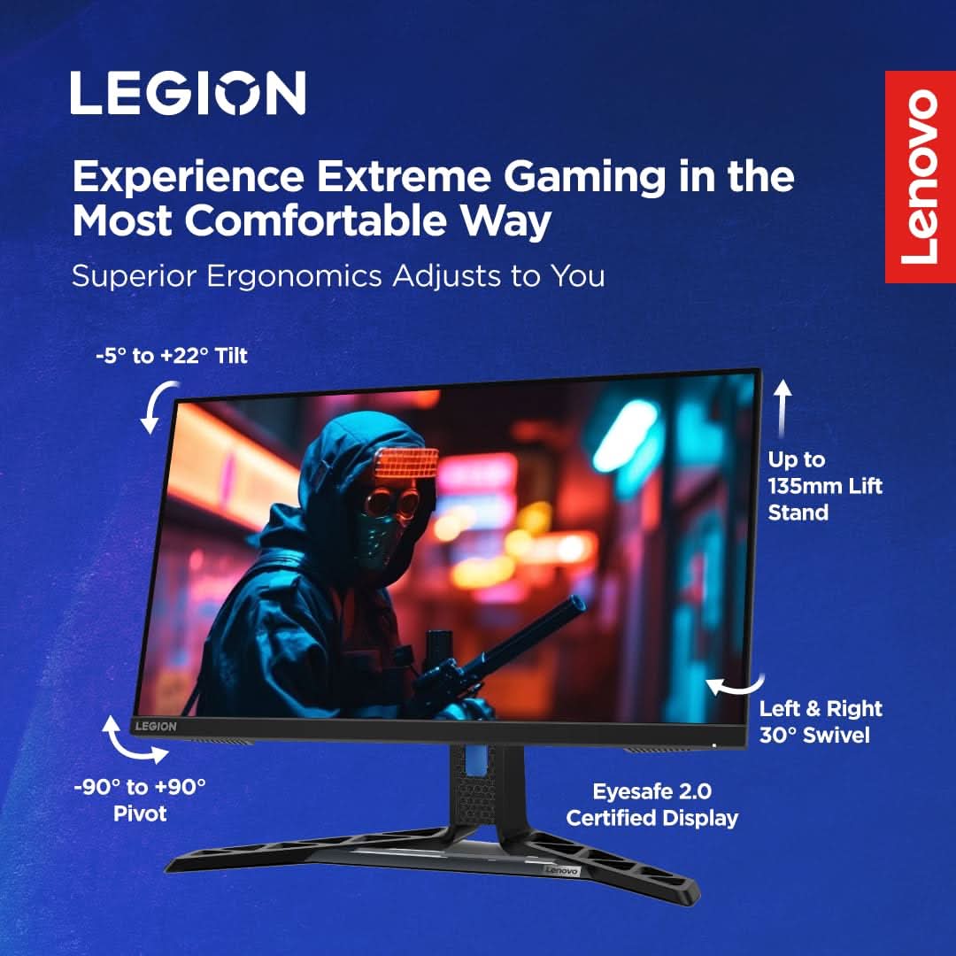 LENOVO LEGION-R25F-30 25 INCH FHD 240HZ GAMING MONITOR