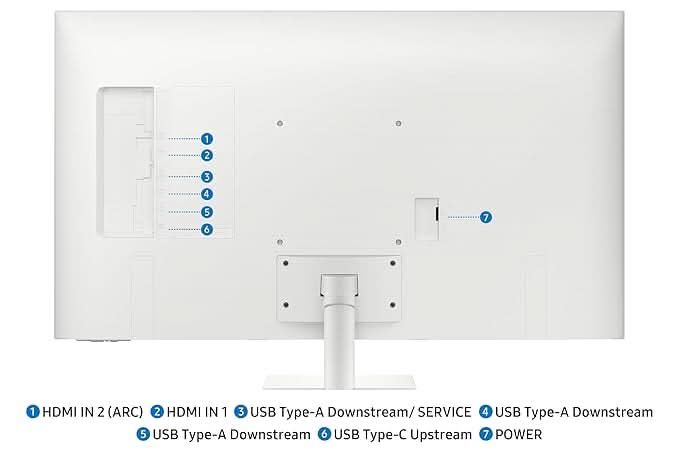 Samsung 43 Inch 4K M7 Vision AI Smart Monitor UHD LS43FM701UWXXL