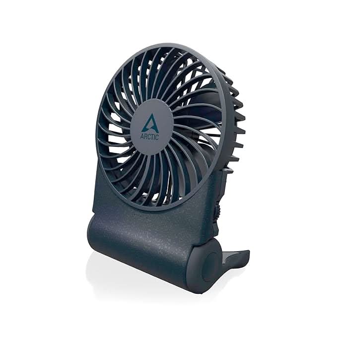 ARCTIC Summair 2Go (Dark Blue) - Rechargeable Powerful Handheld Fan
