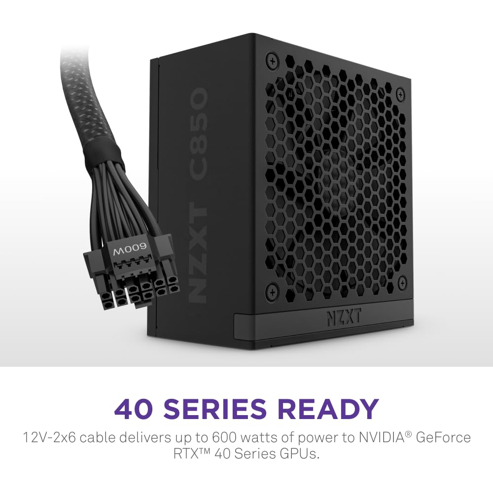 NZXT 850W C850 80 PLUS GOLD FULLY MODULAR SMPS ATX 3.1 PA-8G2BB-UK