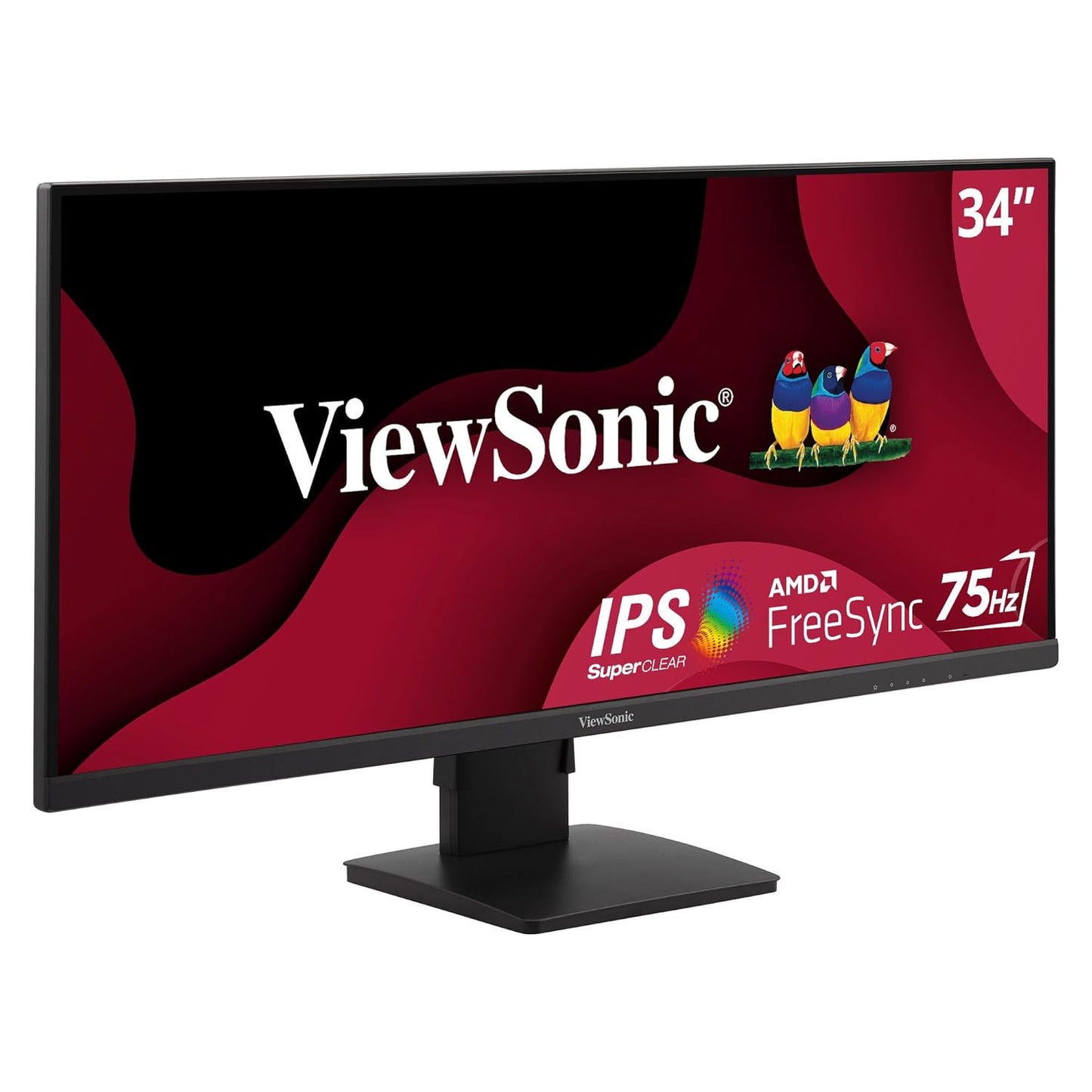 ViewSonic VA3456-MHDJ 86.36 Cm (34") Monitor UWQHD | 21:9 Aspect Ratio | S-IPS | 420 Nits | sRGB 104% | Ergonomics | HDR 400 Ready | 6w (3X3) Speakers | 2-HDMI 2.0 | DP