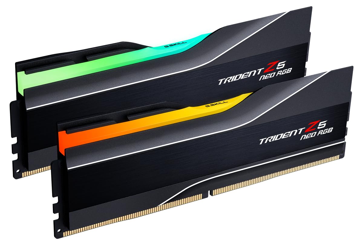 GSKILL TRIDENT Z5 NEO RGB SERIES (AMD EXPO) DDR5 RAM 64GB (2X 32GB) BLACK (F5-6000J2836G32GX2-TZ5NR)