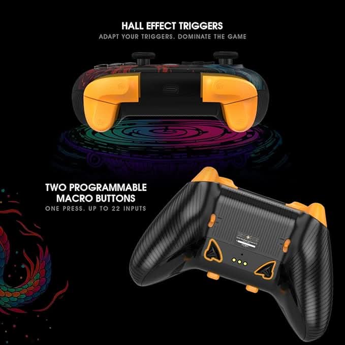 Cosmic Byte Drakon Tri-Mode Controller with Charging Dock, TMR Joystick