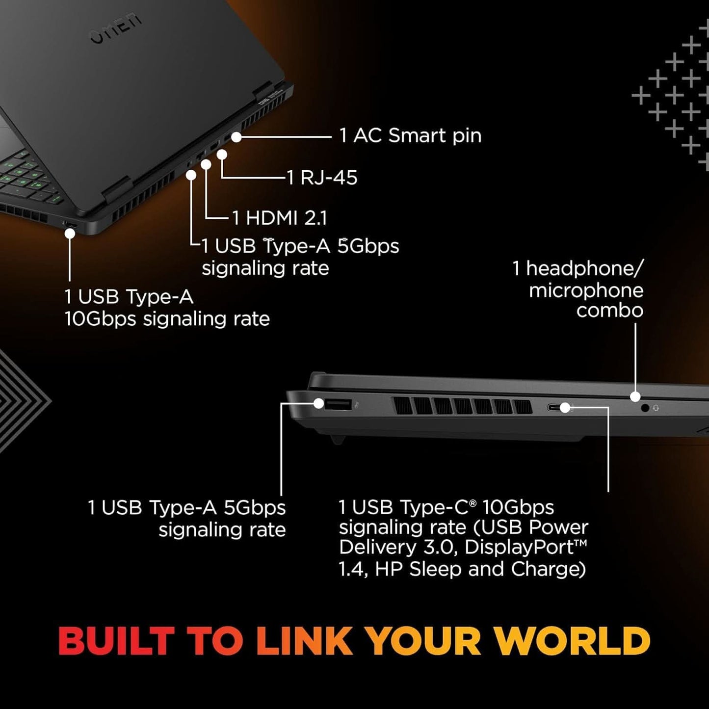 HP Omen, Intel Core Ultra 9 285H, 8GB RTX 5070, 32GB DDR5, 1TB SSD, 165Hz, 2k WUXGA, 3ms, 16 Inch 40.6cm, Win11, M365 Office24, Black, an0012TX, Unleashed Mode, RGB, AI Gaming Laptop