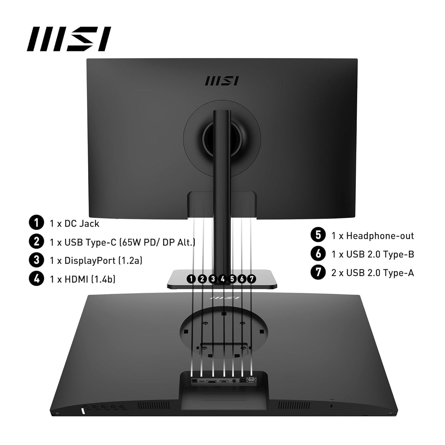 MSI MODERN MD272XP 27 INCH FHD OFFICE MONITOR