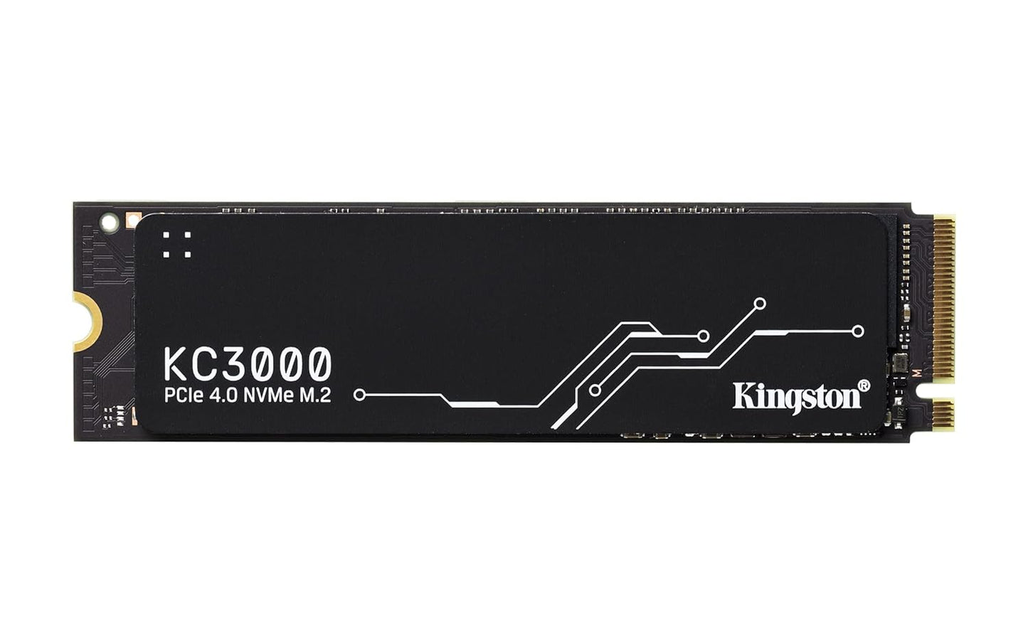 KINGSTON KC3000 PCIE 4.0 NVME M.2 SSD - HIGH-PERFORMANCE STORAGE FOR DESKTOP AND LAPTOP PCS -SKC3000S/1024G, 7,000MB/S READ, 3,900MB/S WRITE, BLACK
