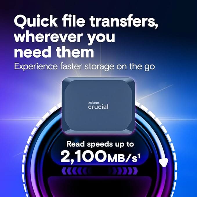 Crucial X10 1TB Portable SSD