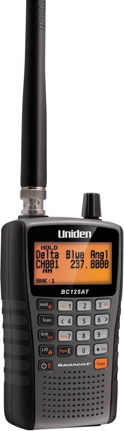 FUJIFILM UNIDEN BEARCAT BC125AT HANDHELD SCANNER, 500-ALPHA-TAGGED CHANNELS