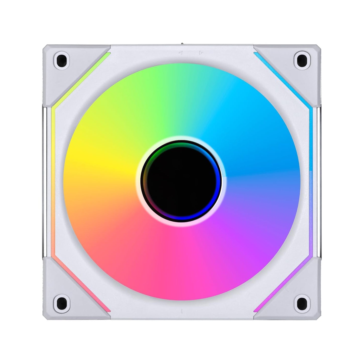 LIAN LI UNI SL INFINITY 120 WHITE 120MM PWM ARGB CABINET FAN (TRIPLE PACK)