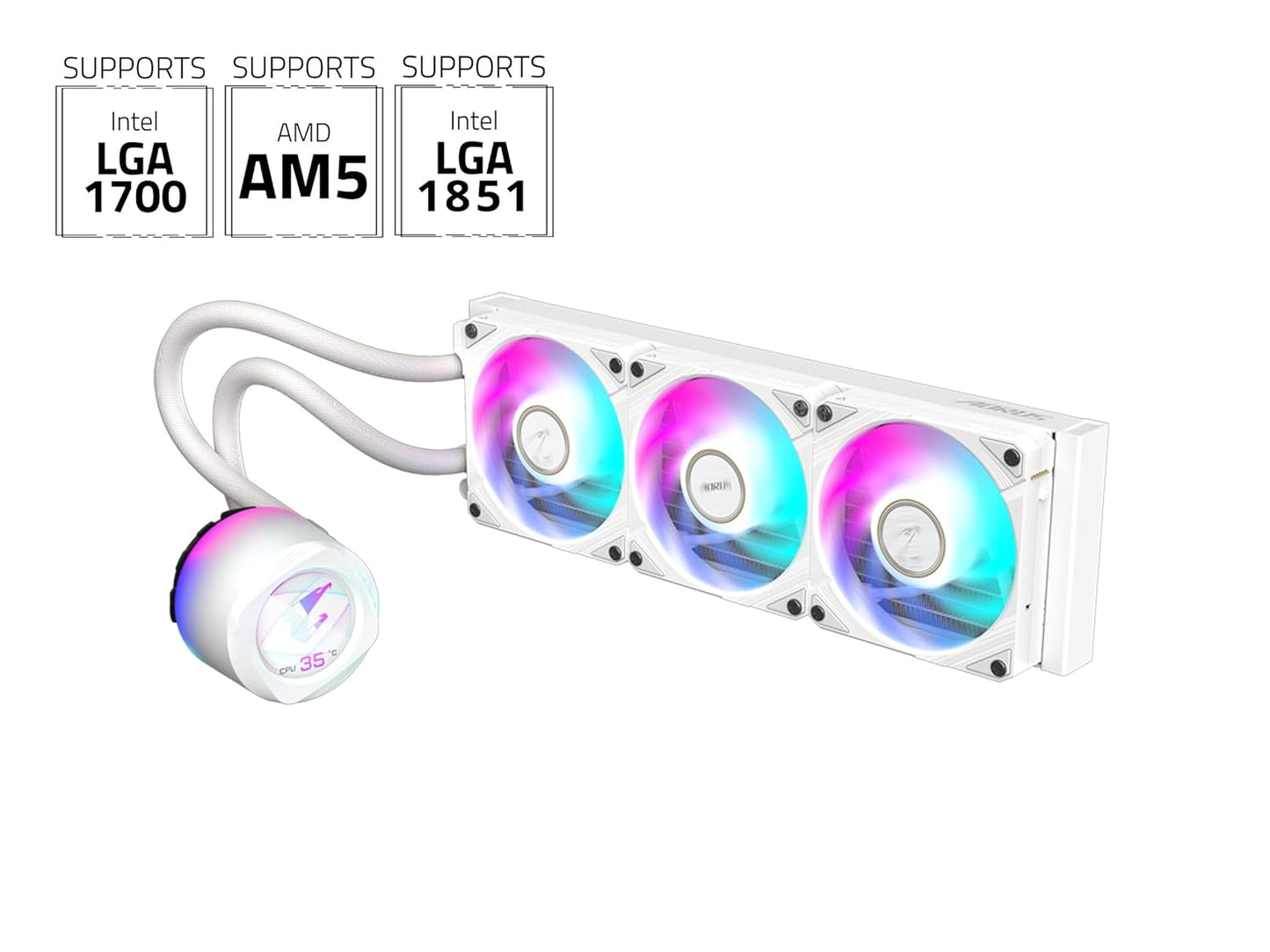 GIGABYTE AORUS WATERFORCE X II 360 LIQUID CPU COOLER