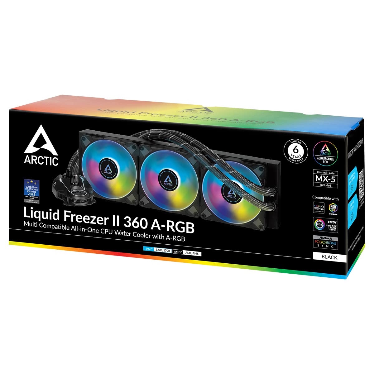 ARCTIC LIQUID FREEZER II-360 A-RGB BLACK