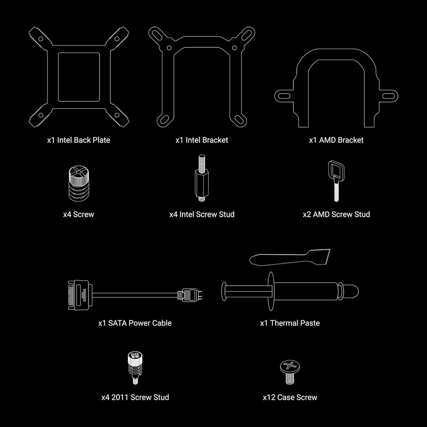 ANT ESPORTS ICE-FLOW 360 ARGB CPU LIQUID COOLER